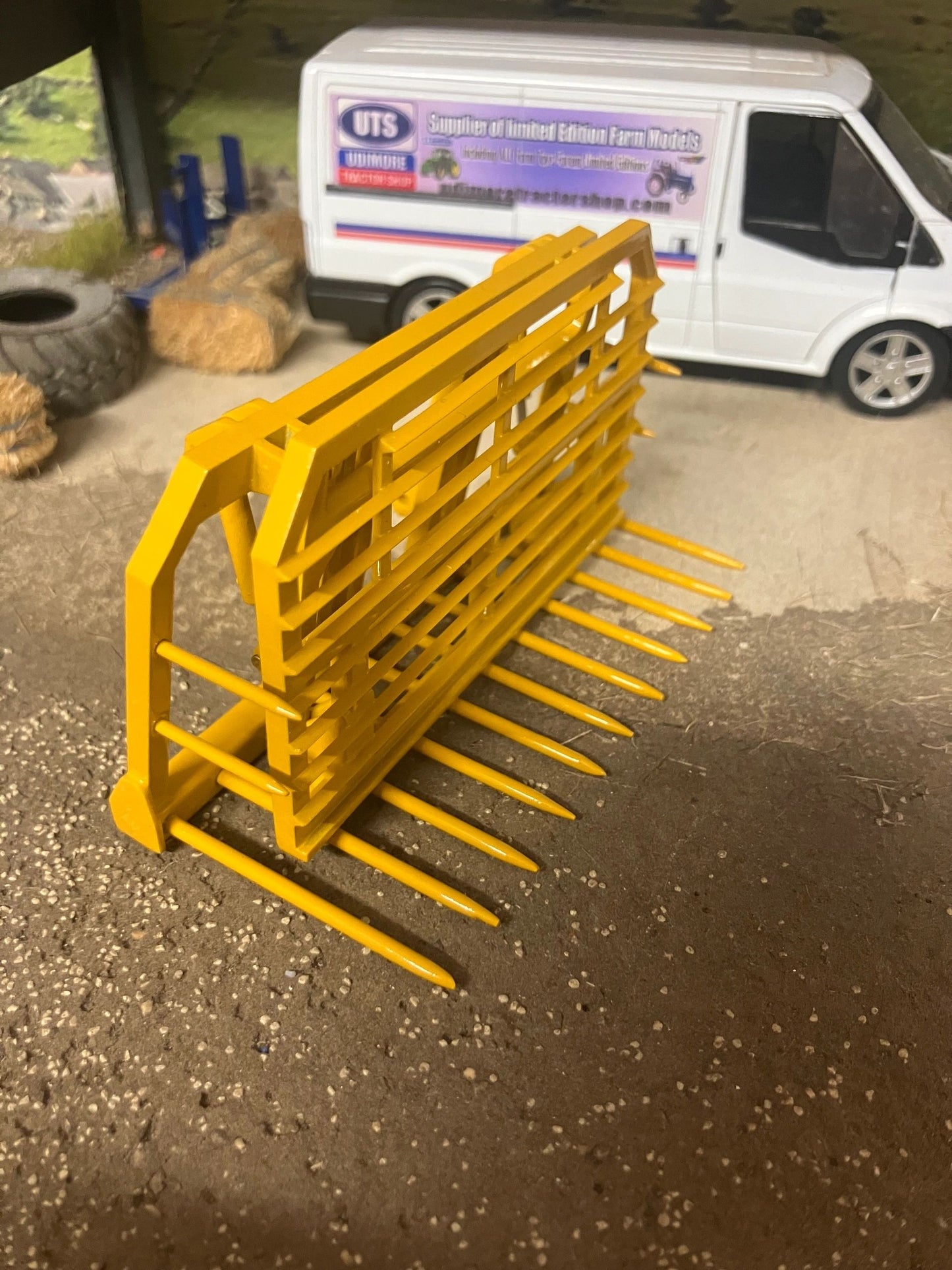 MoneyCarrie Engineering Push pull Buck Rake AT fitting version 1:32 scale Scratchbuilt Image