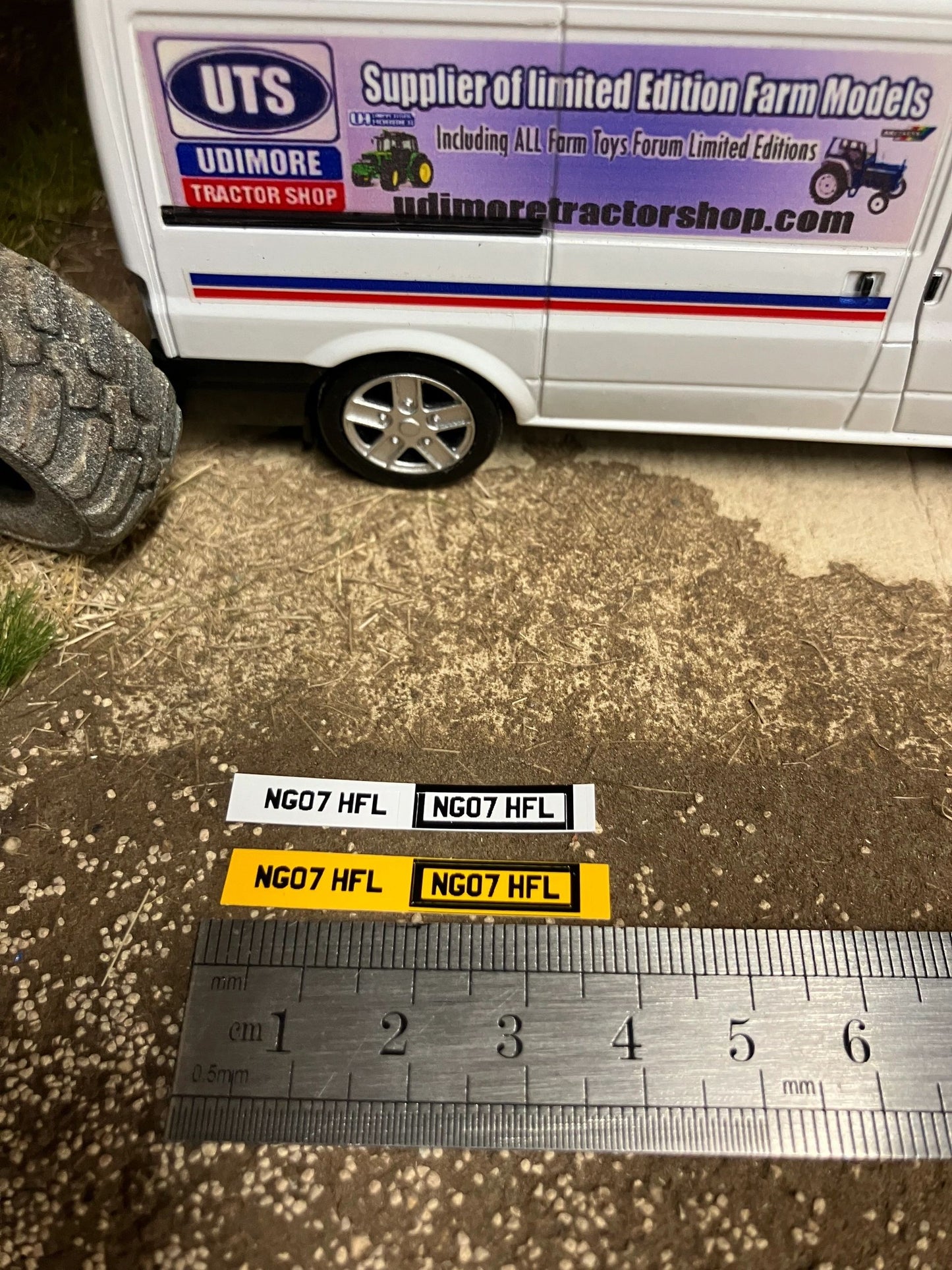NG07 HFL number plates Professional Pre Cut High quality vinyl decal packs stickers 1:32 scale Image 3