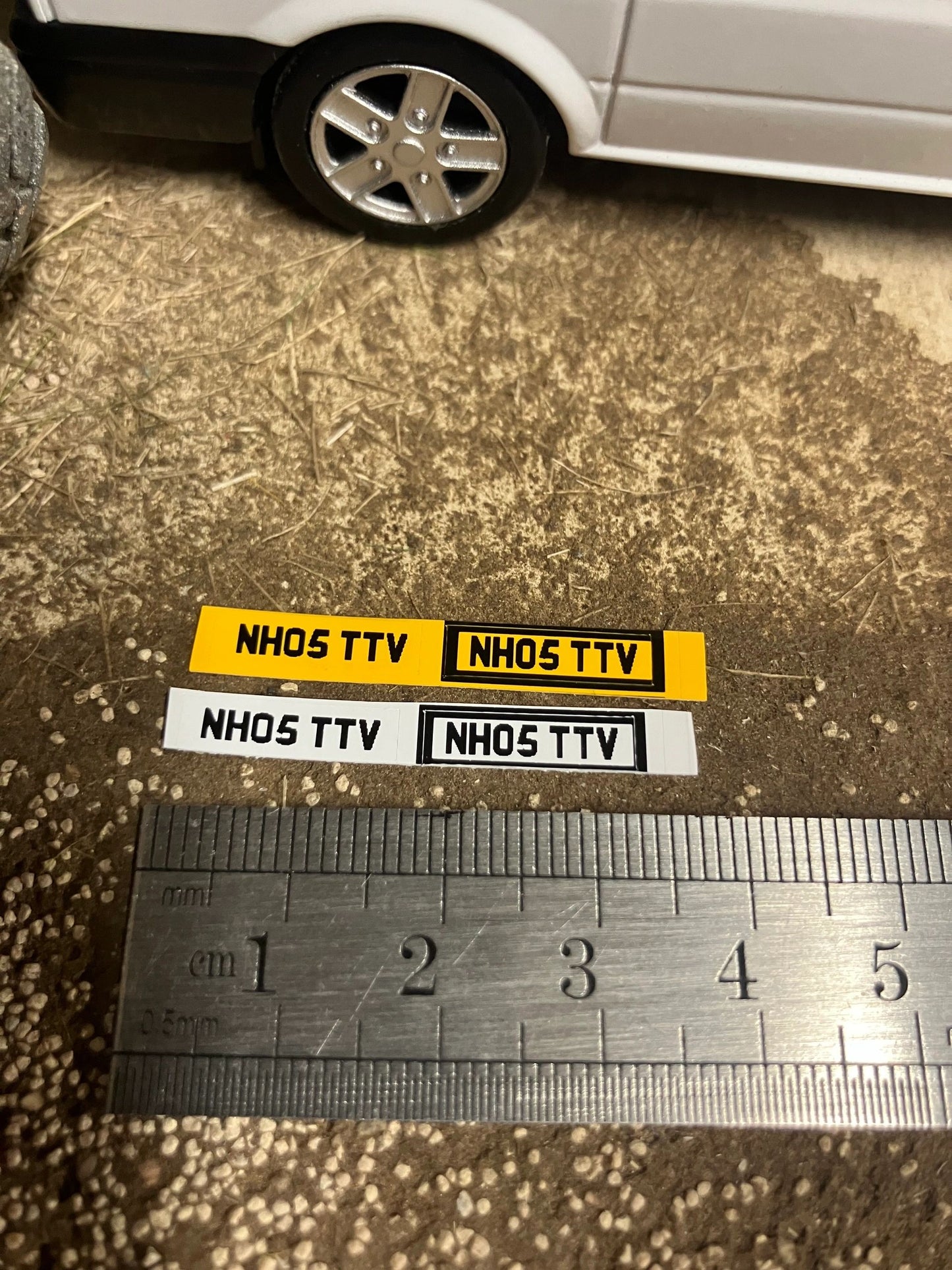 NH05 TTV number plates Professional Pre Cut High quality vinyl decal packs stickers 1:32 scale Image 2