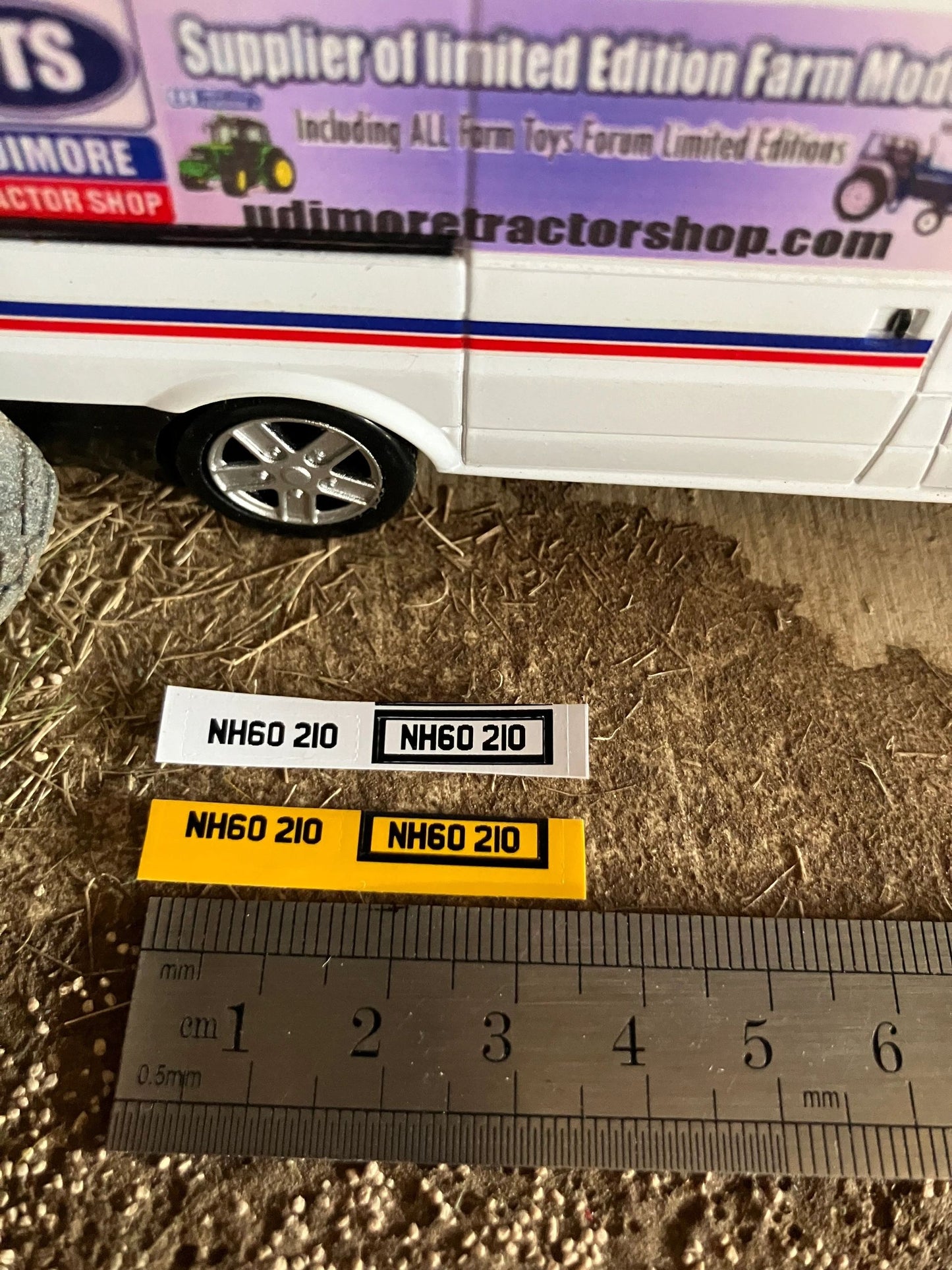 NH60 210 number plates Professional Pre Cut High quality vinyl decal packs stickers 1:32 scale Image 2