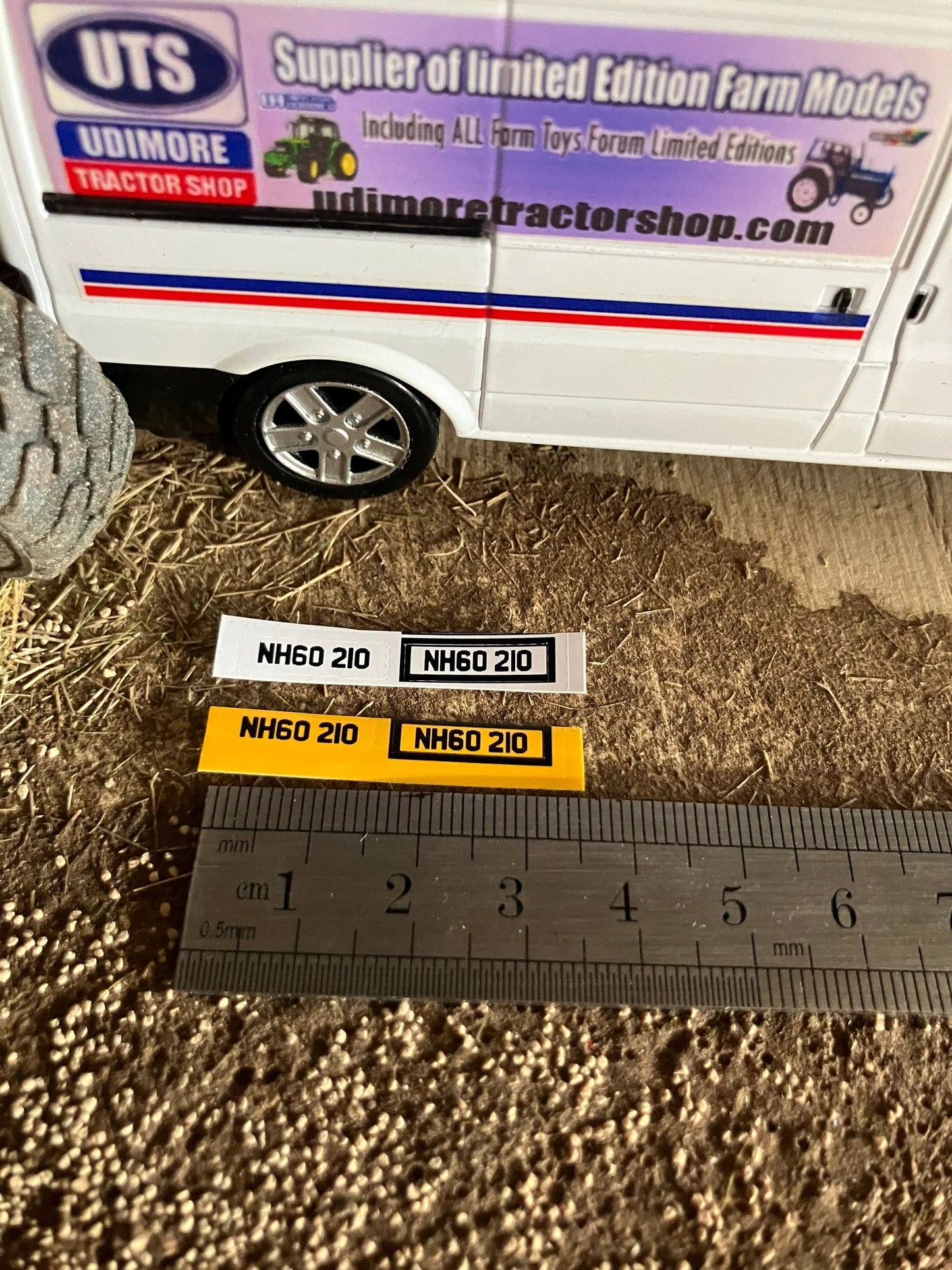 NH60 210 number plates Professional Pre Cut High quality vinyl decal packs stickers 1:32 scale Image 3