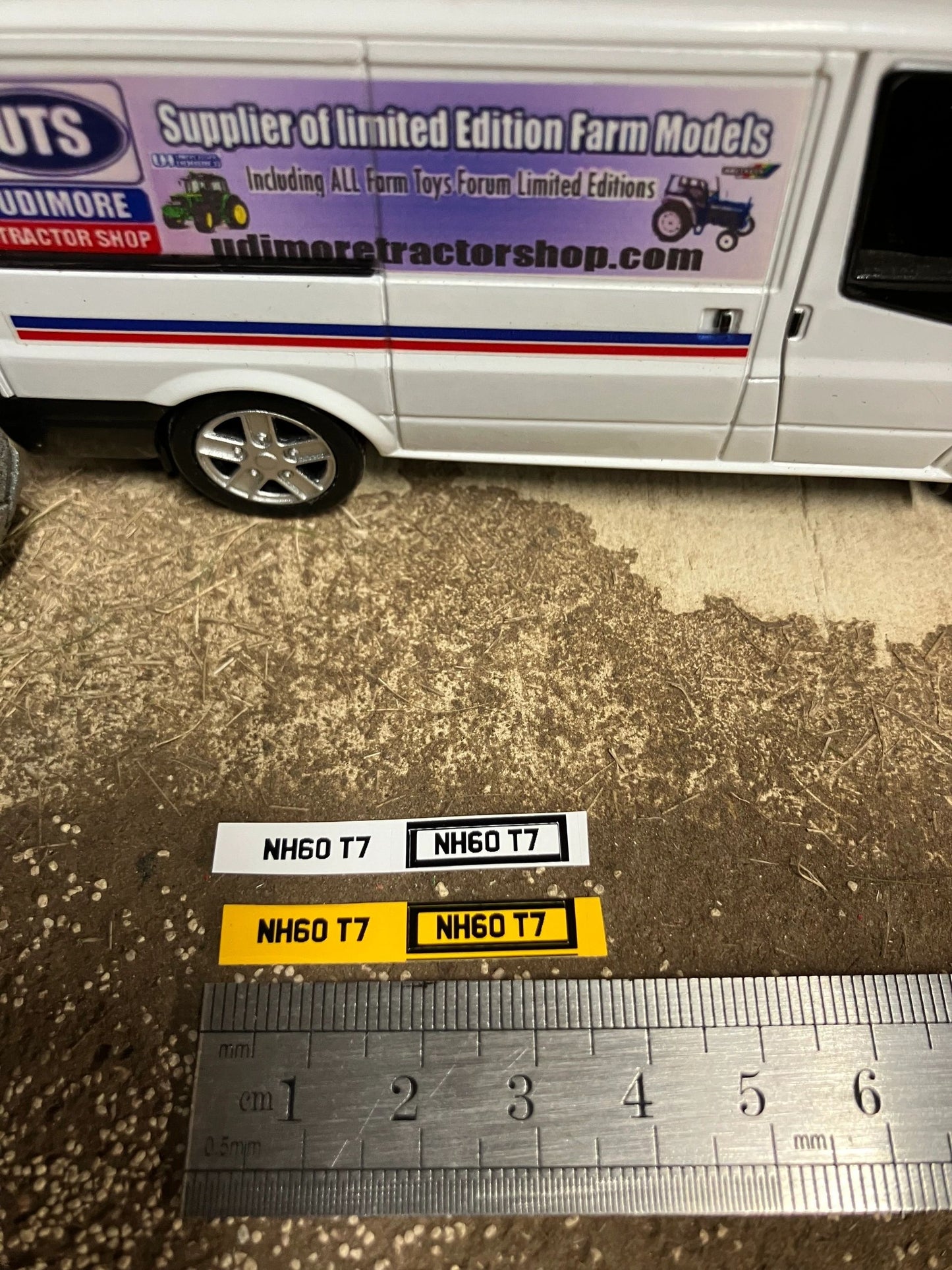NH60 T7 number plates Professional Pre Cut High quality vinyl decal packs stickers 1:32 scale Image 3