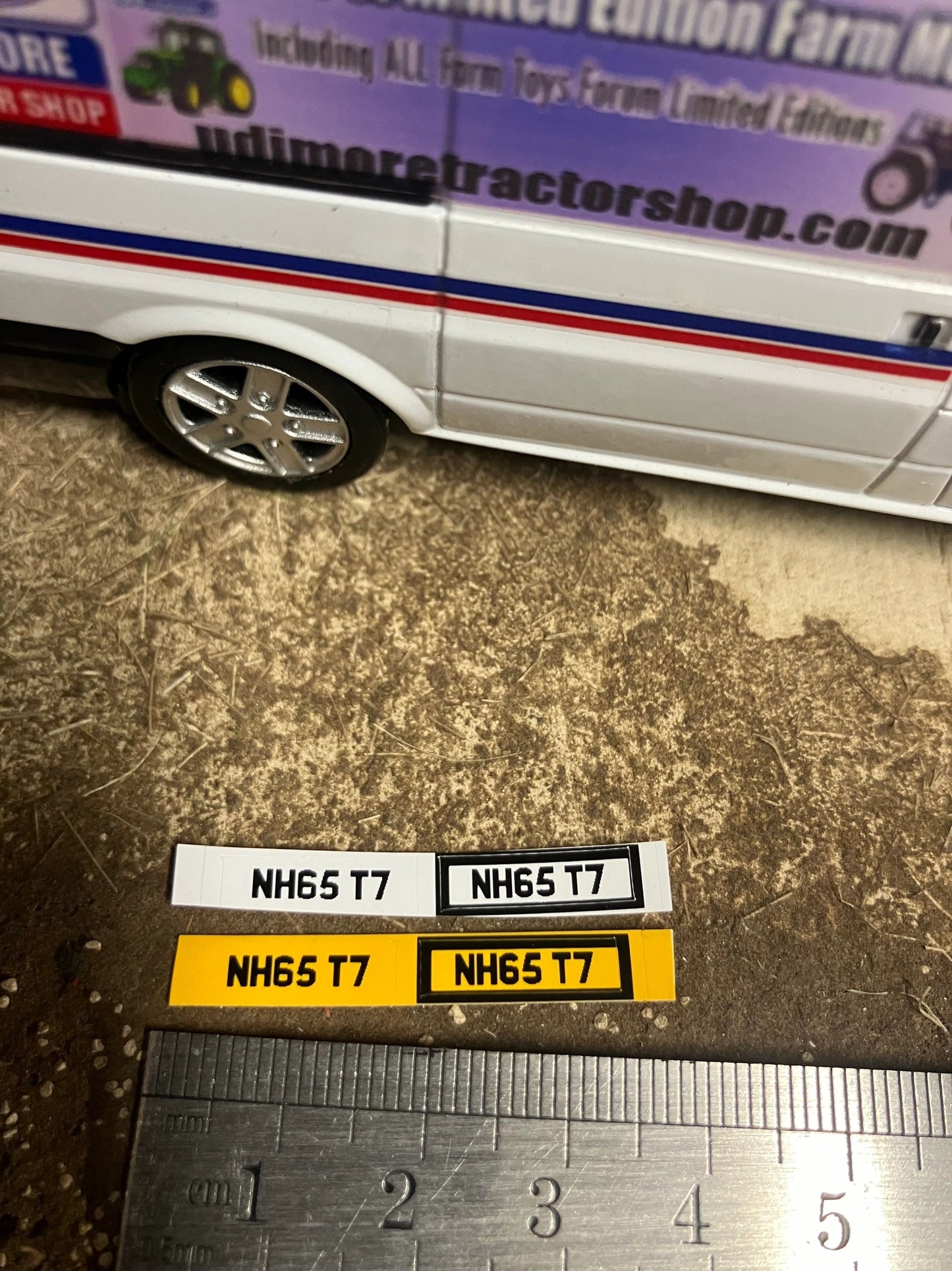 NH65 T7 number plates Professional Pre Cut High quality vinyl decal packs stickers 1:32 scale Image 2