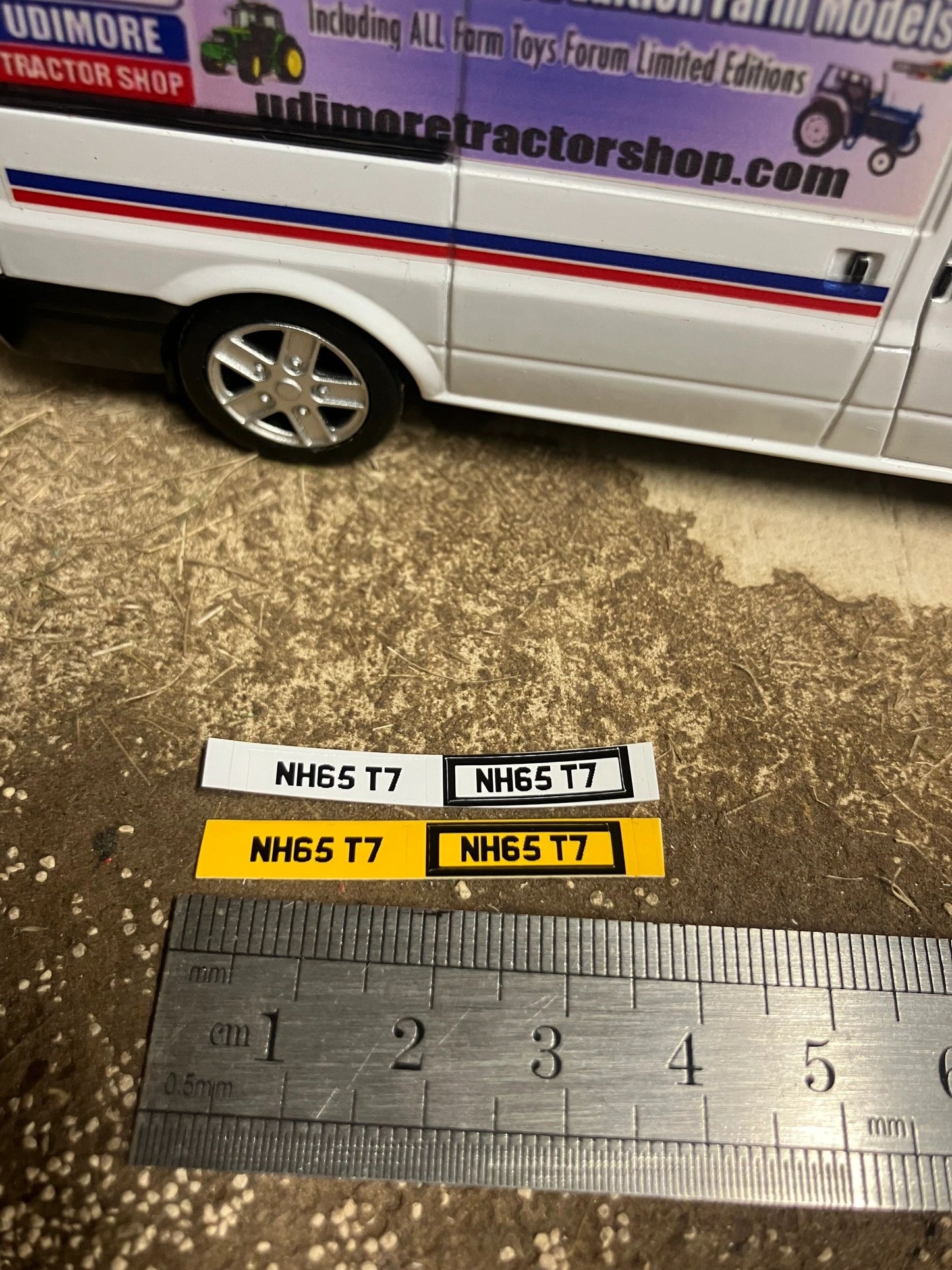 NH65 T7 number plates Professional Pre Cut High quality vinyl decal packs stickers 1:32 scale Image 3