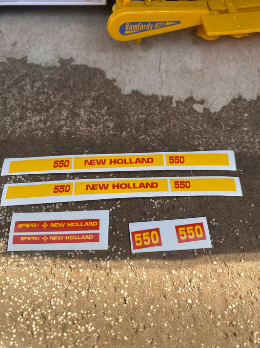 New Holland 550 Forage Harvester decals 1:32 scale High quality vinyl 10 sticker set x Tractor combine trailer farm machinery decals Image 2