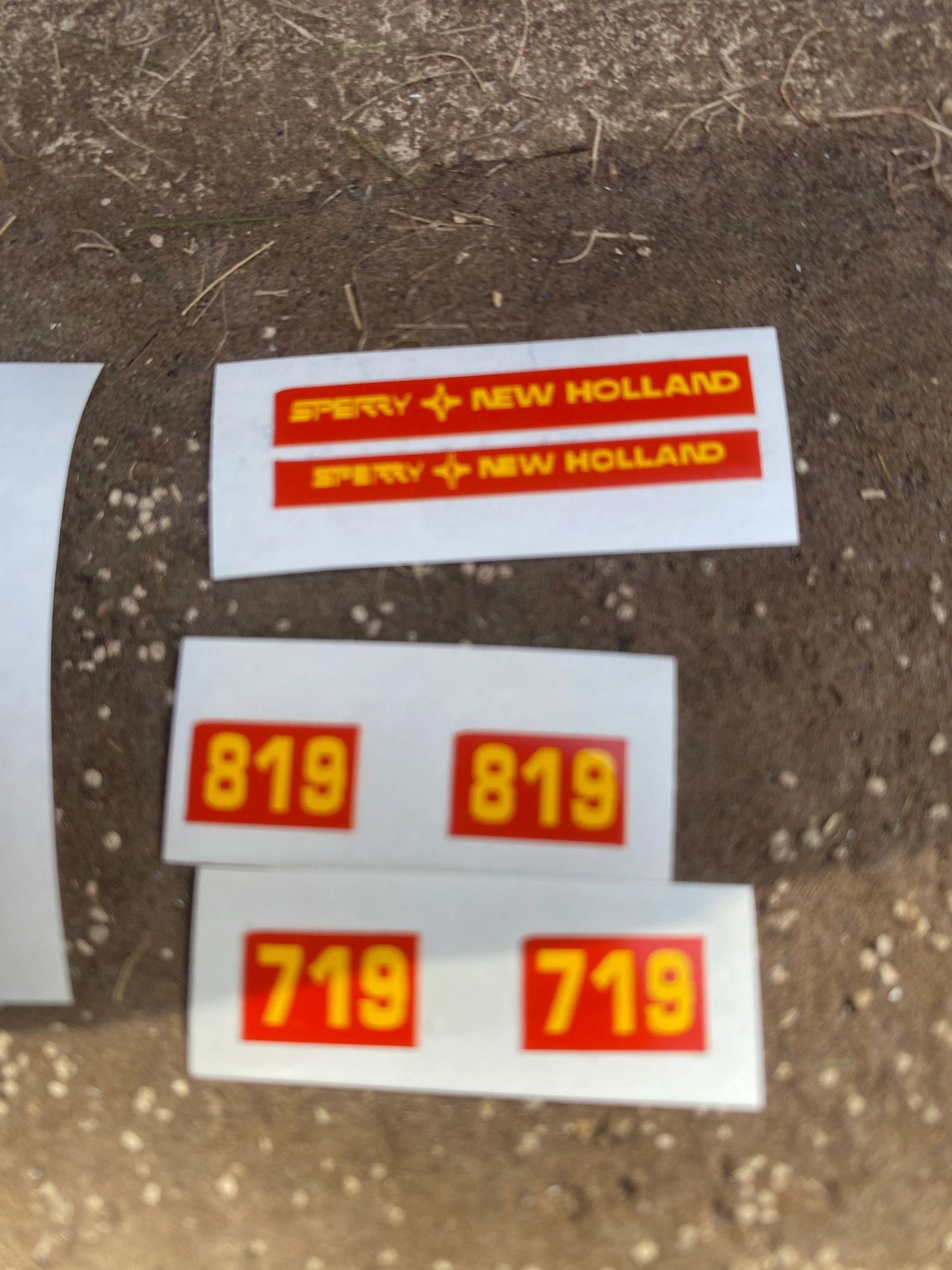 New Holland 719 819 Forage Harvester pre cut decals 1:32 scale High quality vinyl Tractor combine trailer farm machinery decals Image 3