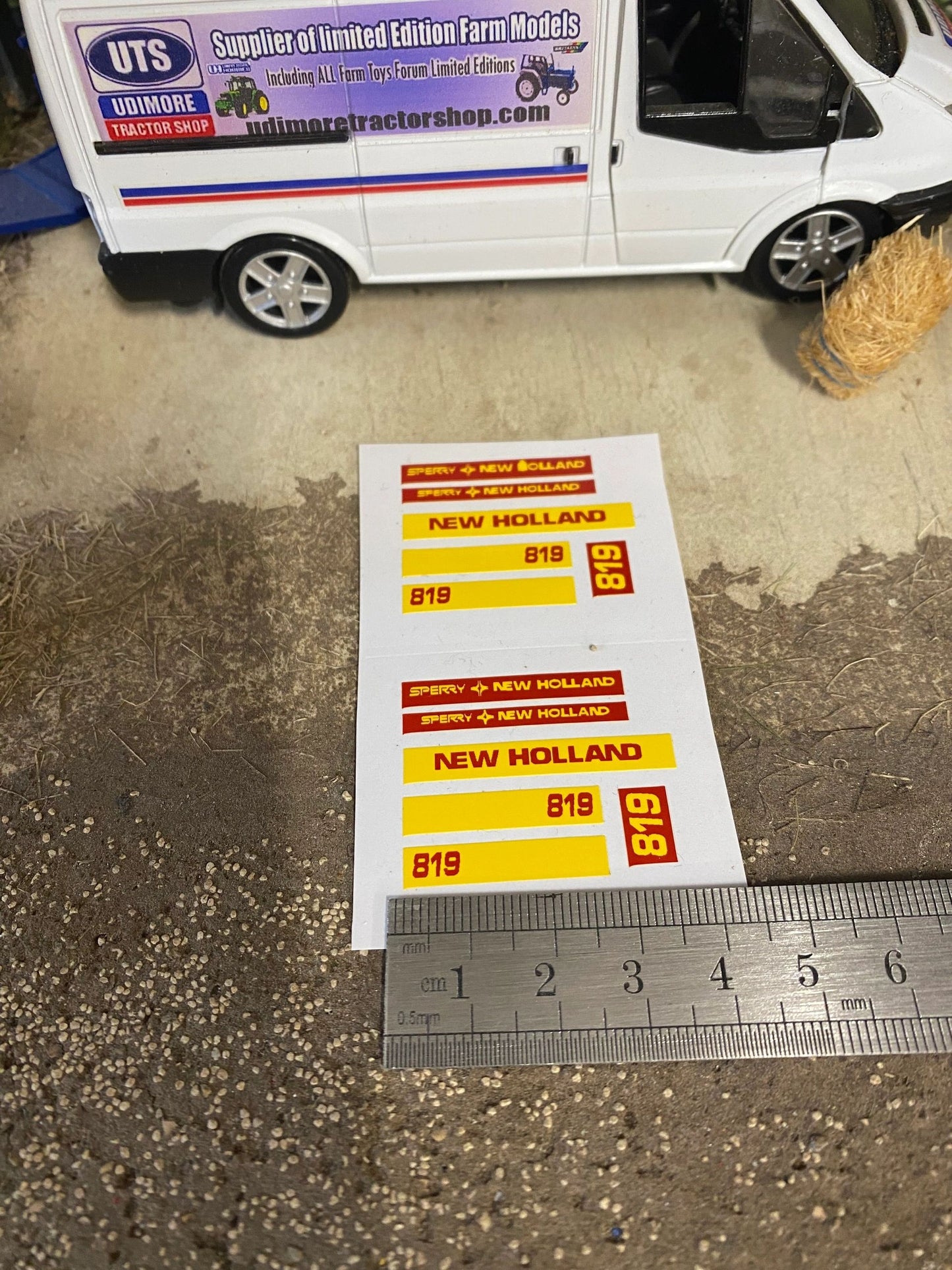 New Holland 819 Forage Harvester High quality vinyl pre cut decals x 12 Tractor combine trailer farm machinery decals Image 3