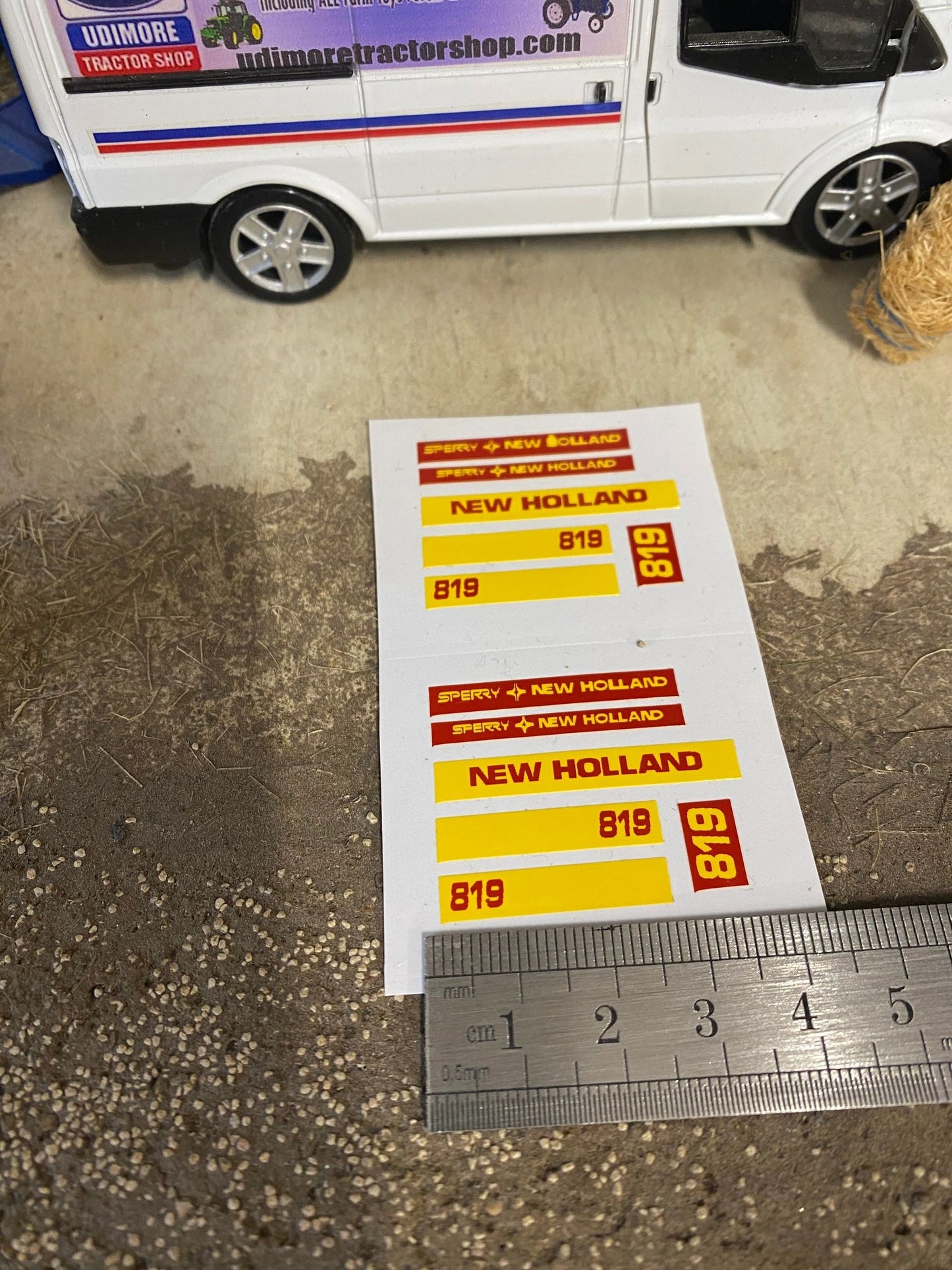 New Holland 819 Forage Harvester High quality vinyl pre cut decals x 12 Tractor combine trailer farm machinery decals Image 4