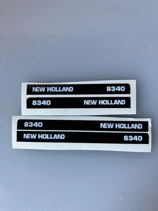New Holland 8340 Tractor farm machinery stickers 1:32 scale High quality vinyl 4 decals 1:32 scale Image 2