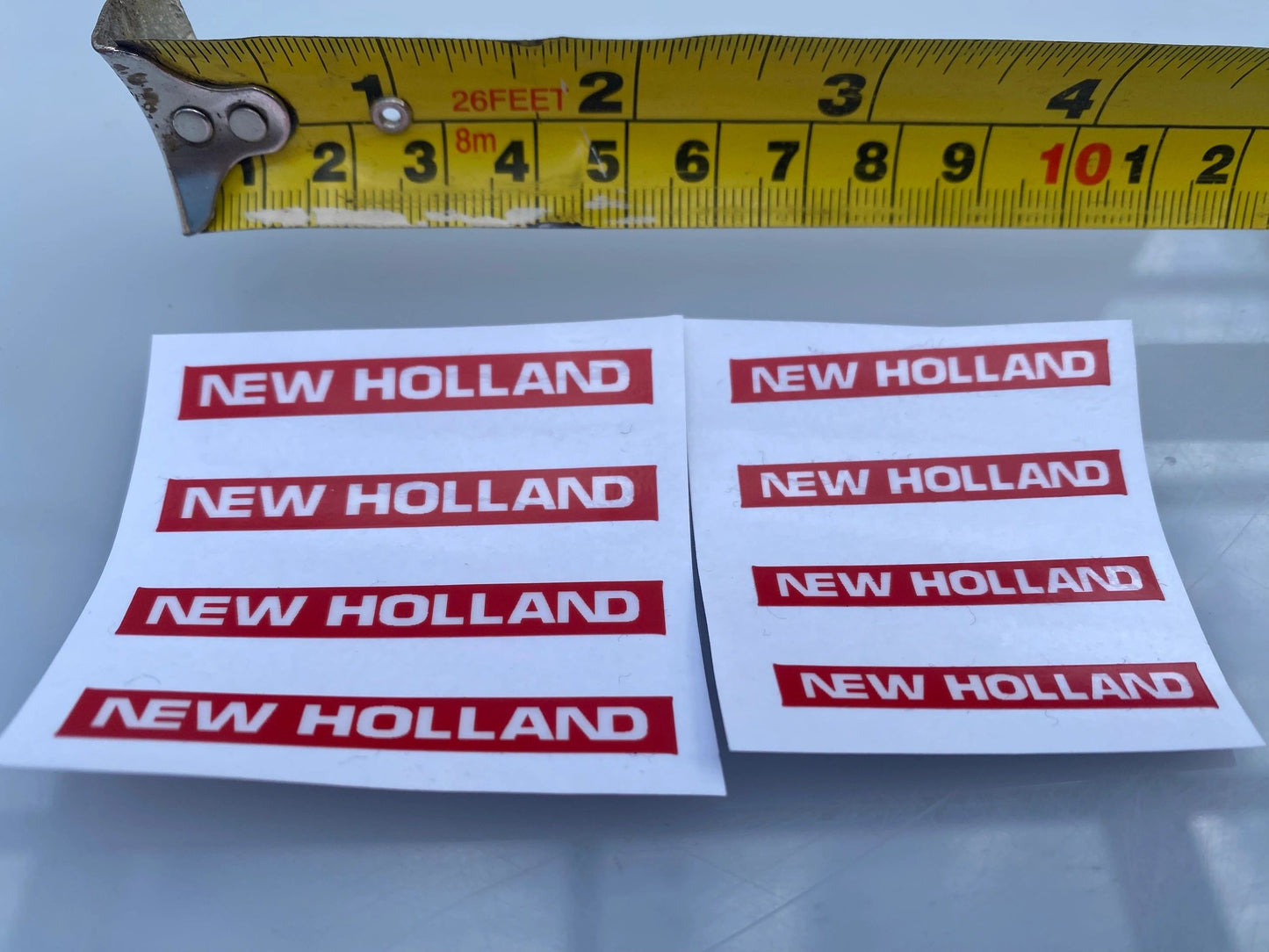 New Holland Agricultural Tractor combine trailer farm machinery decals 1:32 scale High quality vinyl 8 x Image 2