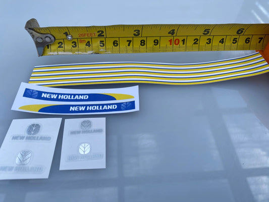 New Holland Agricultural Tractor combine trailer farm machinery decals1:32 scale High quality vinyl 7 x Image 2