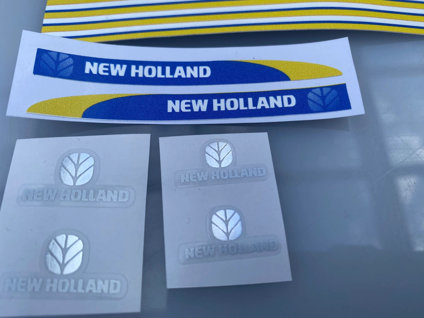 New Holland Agricultural Tractor combine trailer farm machinery decals1:32 scale High quality vinyl 7 x Image 3