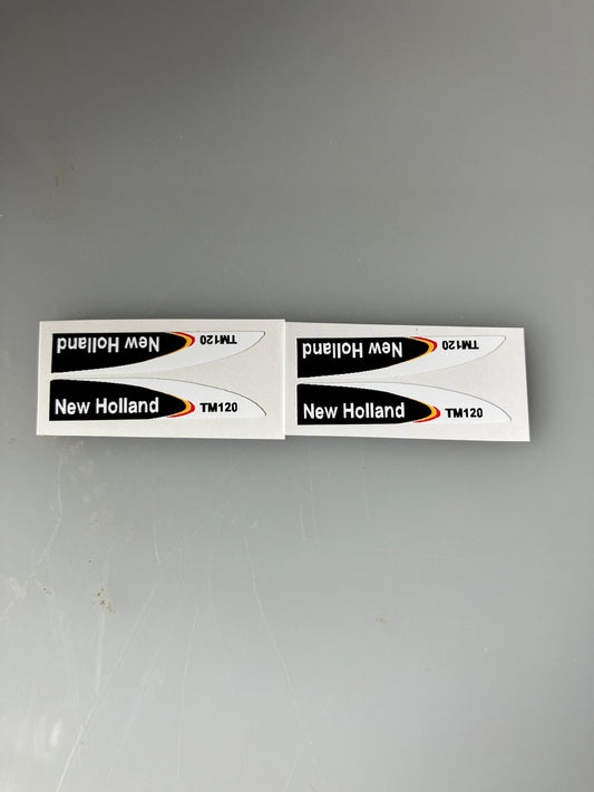 New Holland TM120 Tractor decals 1:32 scale High quality vinyl 4 decals farm machinery stickers 1:32 scale Image 2