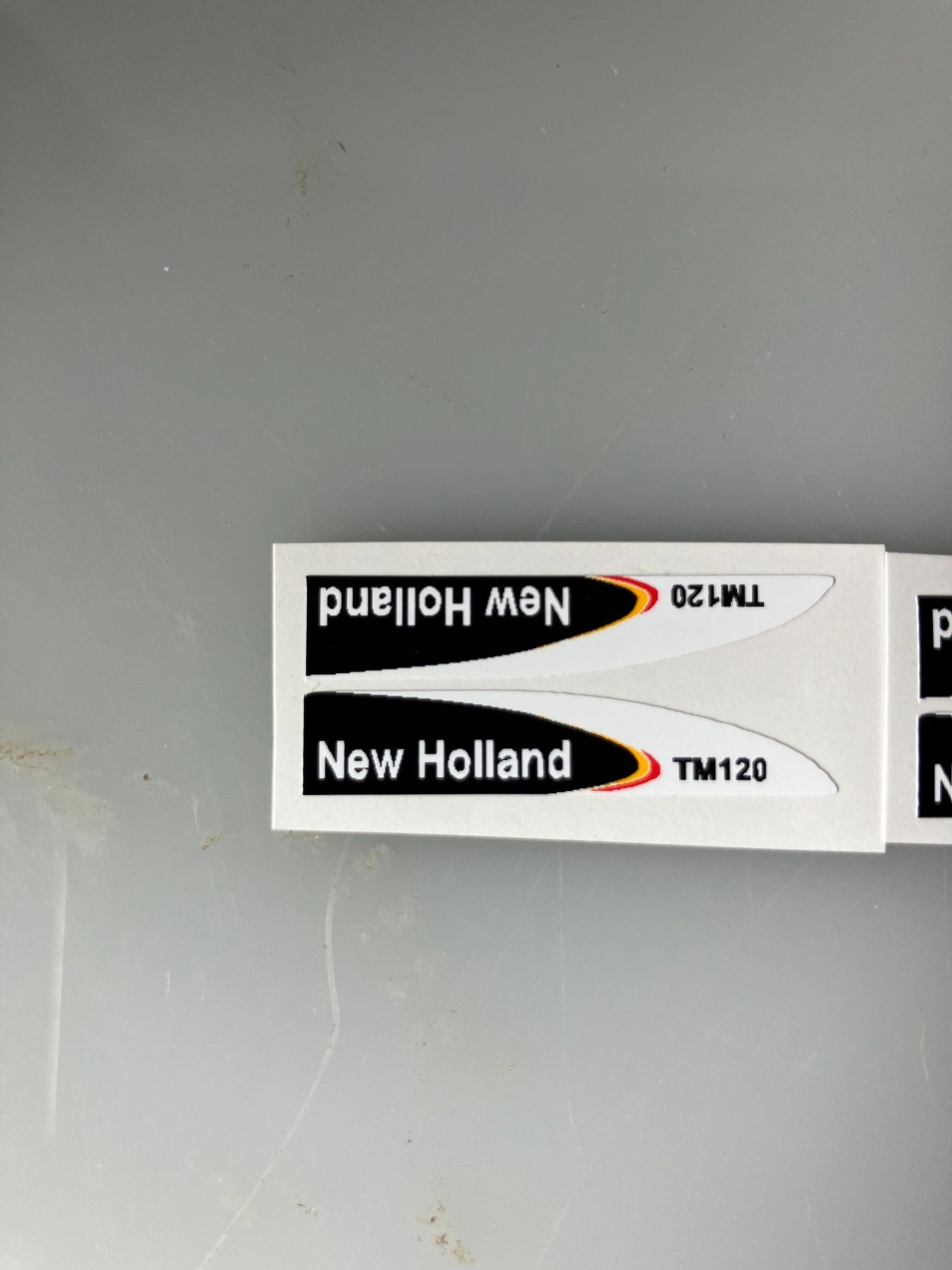 New Holland TM120 Tractor decals 1:32 scale High quality vinyl 4 decals farm machinery stickers 1:32 scale Image 4