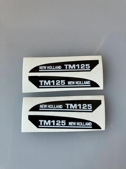 New Holland TM125 Tractor farm machinery stickers 1:32 scale High quality vinyl 4 decals 1:32 scale Image 2