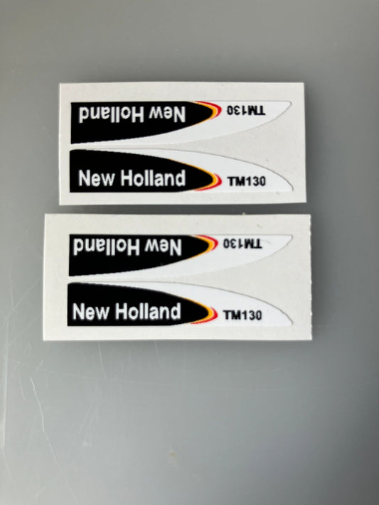 New Holland TM130 Tractor decals 1:32 scale High quality vinyl 4 decals farm machinery stickers 1:32 scale Image 2