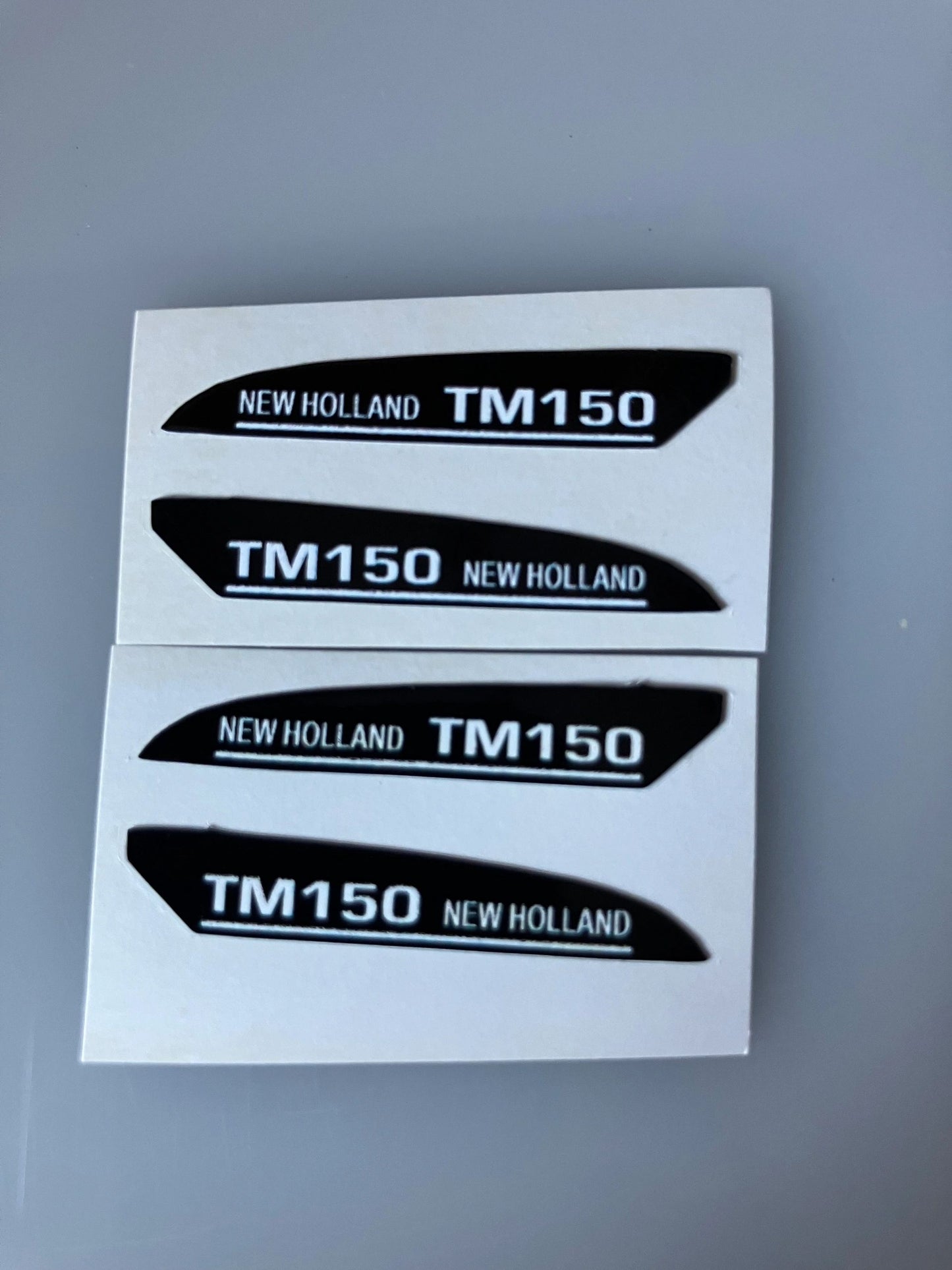 New Holland TM150 Tractor farm machinery stickers 1:32 scale High quality vinyl 4 decals 1:32 scale Image