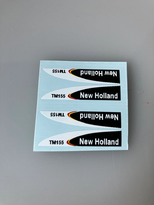 New Holland TM155 Tractor farm machinery stickers 1:32 scale 1:32 scale High quality vinyl 4 decals Image 2