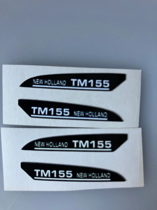 New Holland TM155 Tractor farm machinery stickers 1:32 scale High quality vinyl 4 decals 1:32 scale Image 2