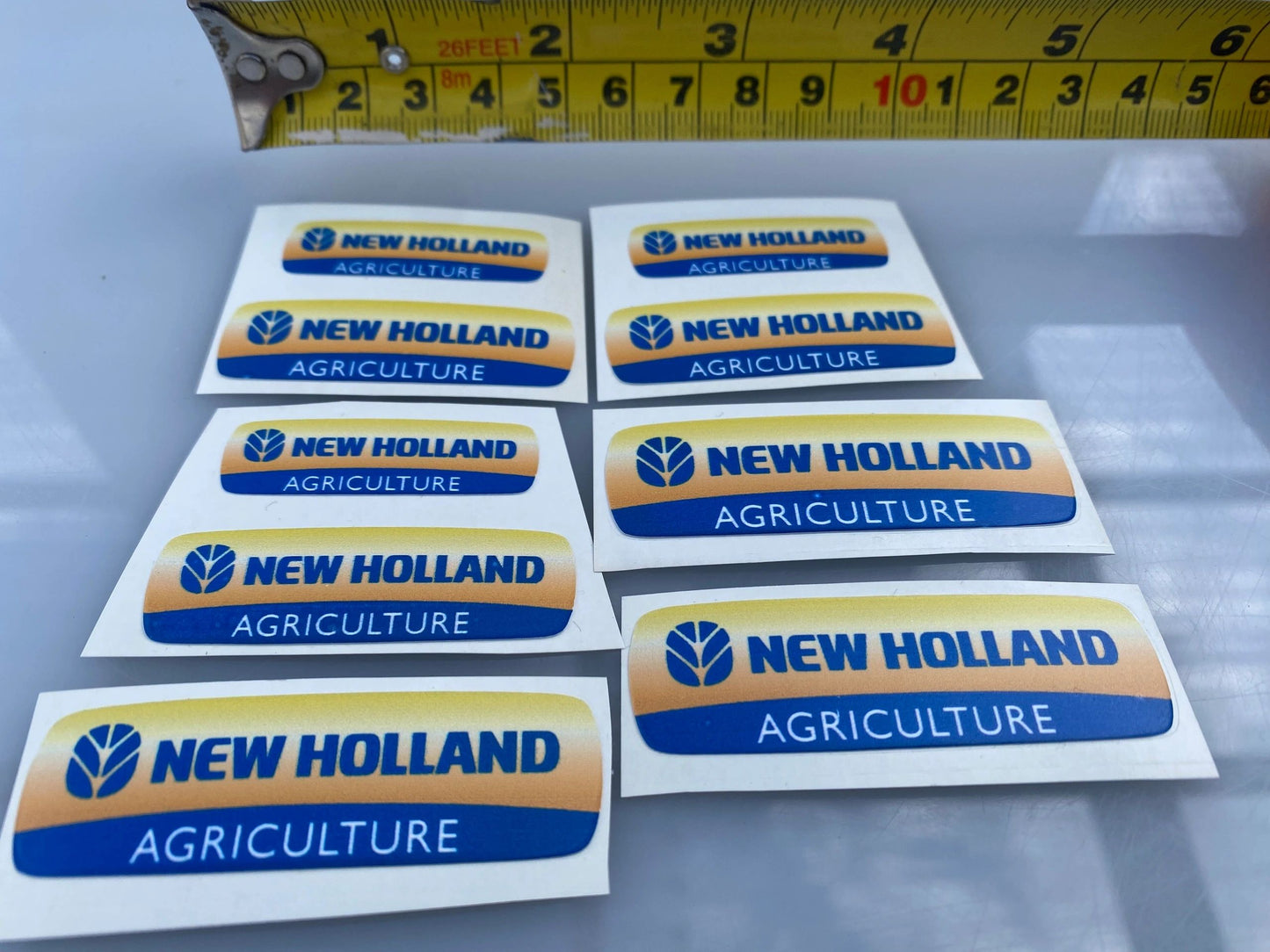 New Holland farm machinery tractor High quality vinyl 9 x Agricultural Tractor trailer farm machinery decals Image 3