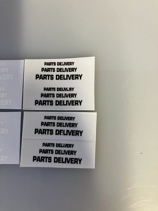 Parts Delivery decals high quality vinyl 24 decals farm machinery decals Image 2