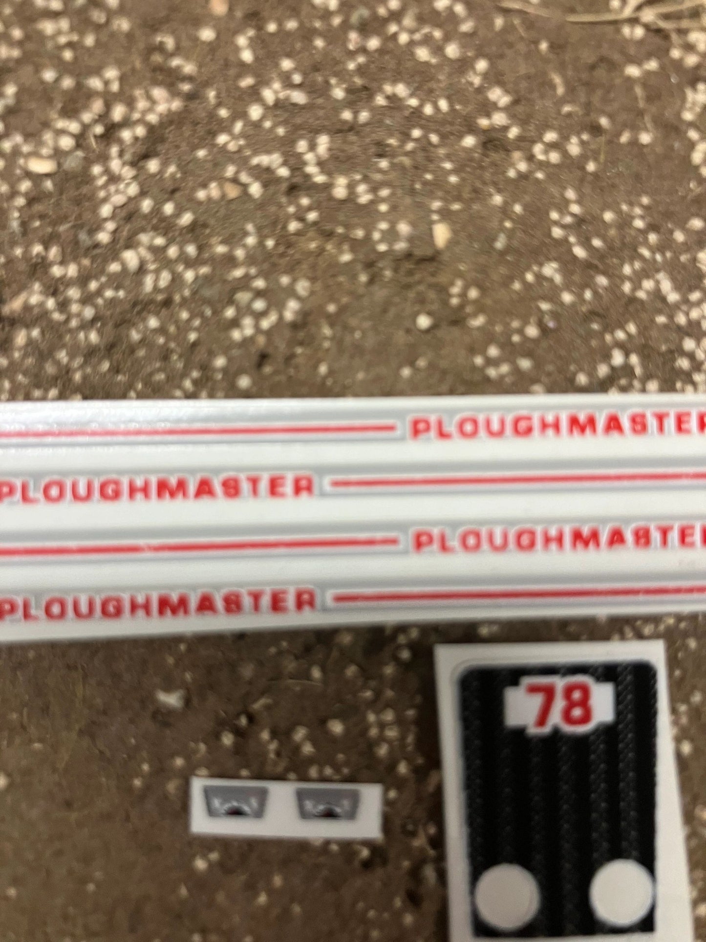 Ploughmaster 78 Tractor decals Professional pre cut High quality vinyl decal pack Ford Roadless farm machinery decals 1:32 scale Image 3