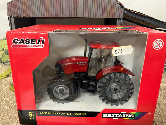RARE one Vintage Britains CASE IH Maxxum 125 Tractor 1:32 scale 42343 Image 2