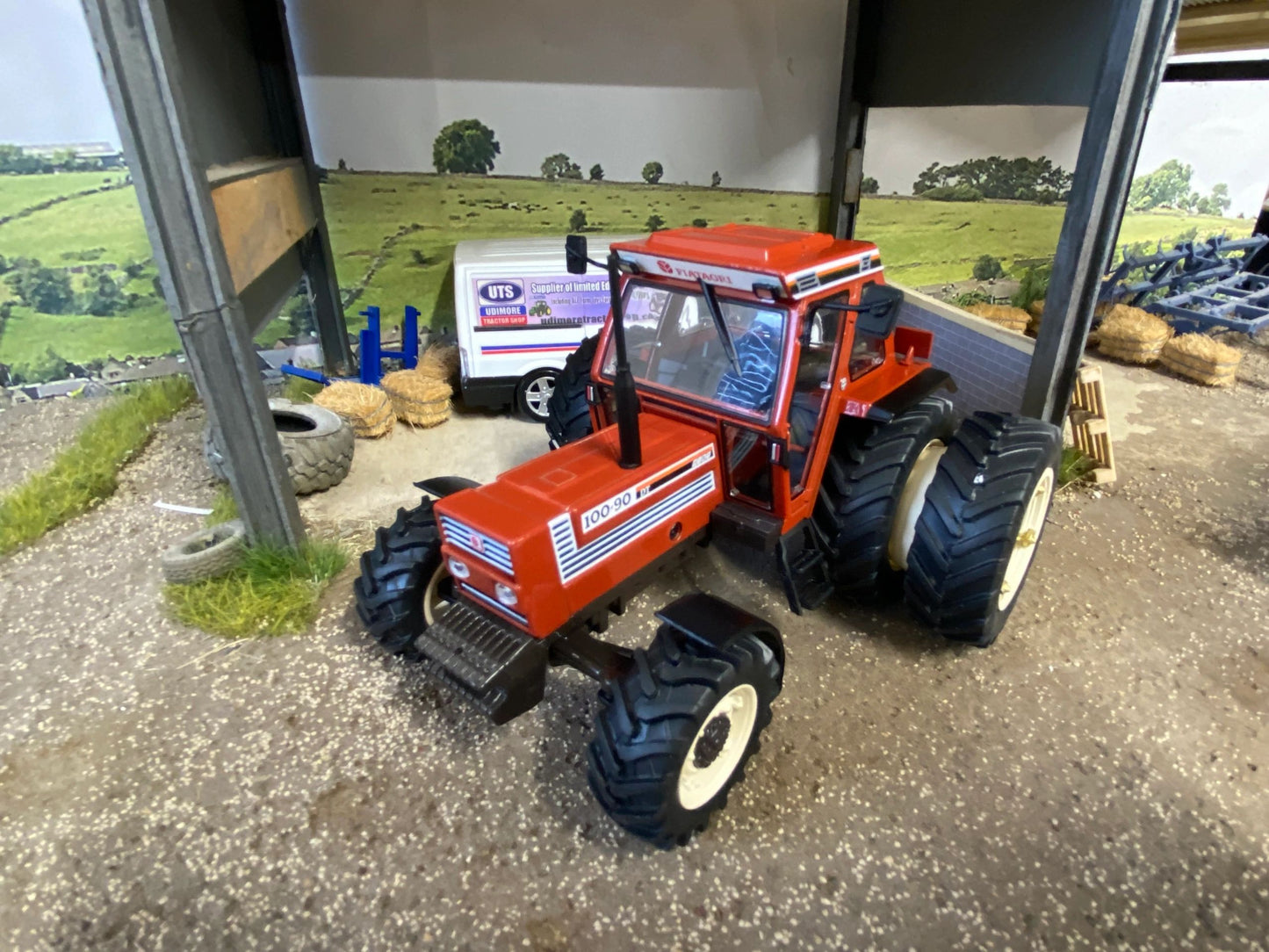 REP024 Replicagri Fiat 100-90 duals tractor 1:32 scale Boxed Image 6