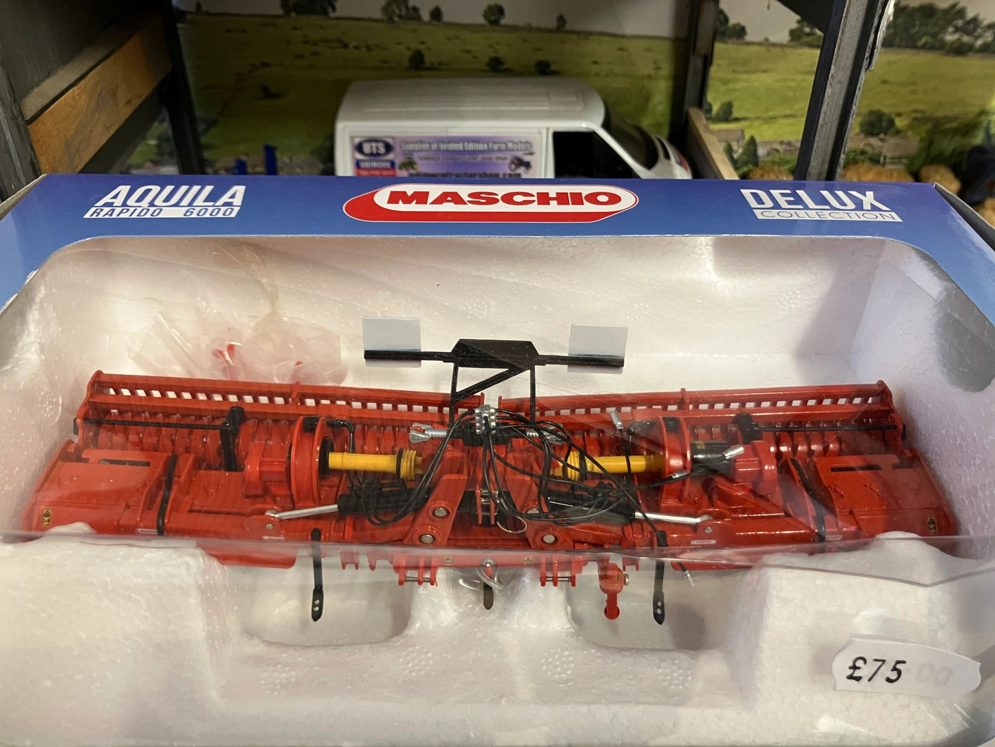 ROS Aquila Rapido 6000 power harrow 1:32 scale Boxed Image 3