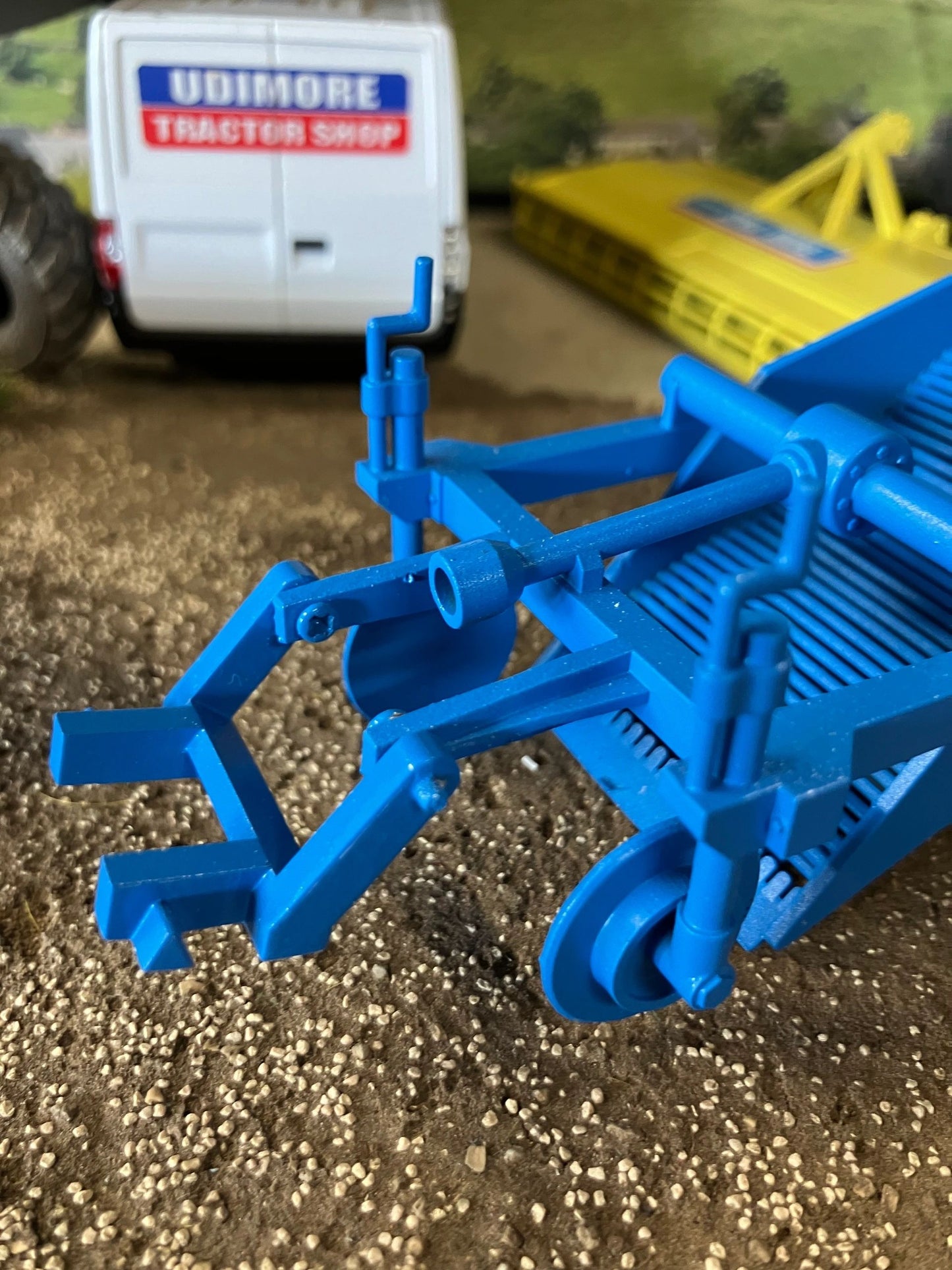 Ransomes 2 row Potato Harvester Blue Hand built 1:32 scale Image 3