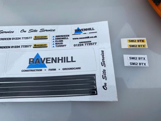 Ravenhill Aberdeen Scotland Dealers Professional Pre Cut High quality vinyl decal packs x 20 stickers 1:32 scale Image 2