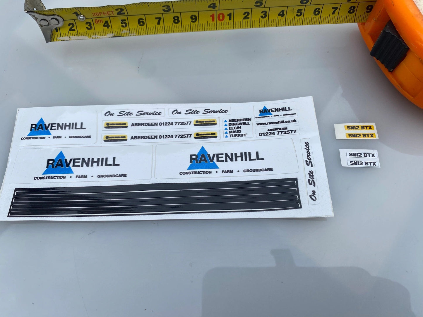 Ravenhill Aberdeen Scotland Dealers Professional Pre Cut High quality vinyl decal packs x 20 stickers 1:32 scale Image 3
