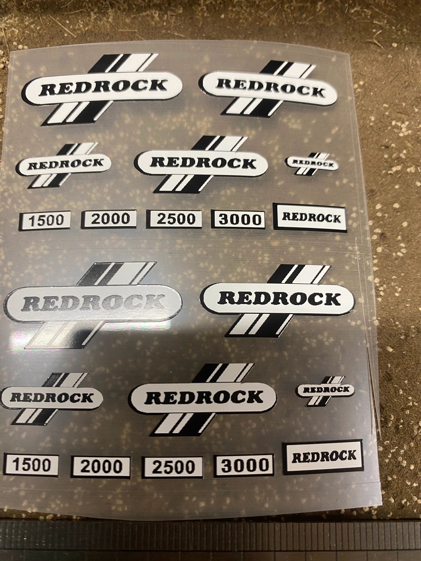Redrock slurry tankers farm machinery buckrake 1:32 scale x 20 High quality vinyl decal pack stickers Image 5