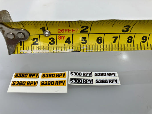 S380 RPV number plates Professional Pre Cut High quality vinyl decal packs stickers 1:32 scale Image 2