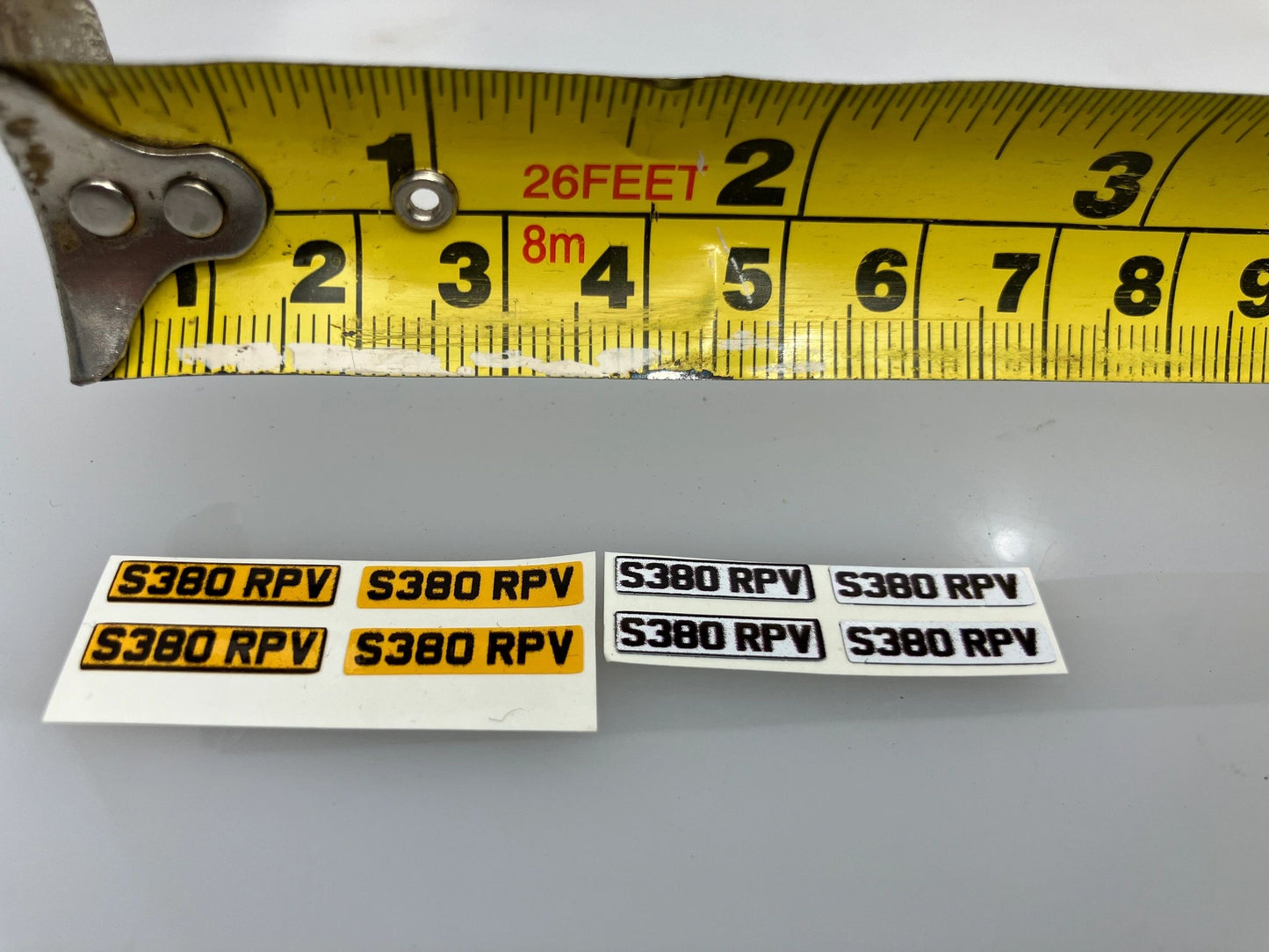 S380 RPV number plates Professional Pre Cut High quality vinyl decal packs stickers 1:32 scale Image 3