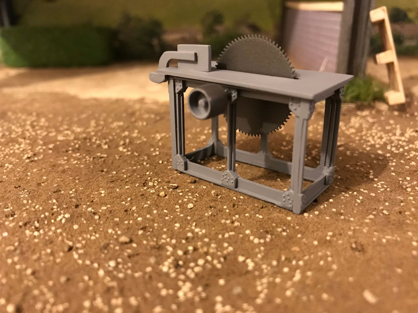 Scratch Built Saw Bench 1:32 scale Image 3