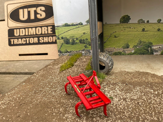 Scratch built Handbuilt Red Massey Ferguson Cultivator 1.32 Farm Image 2