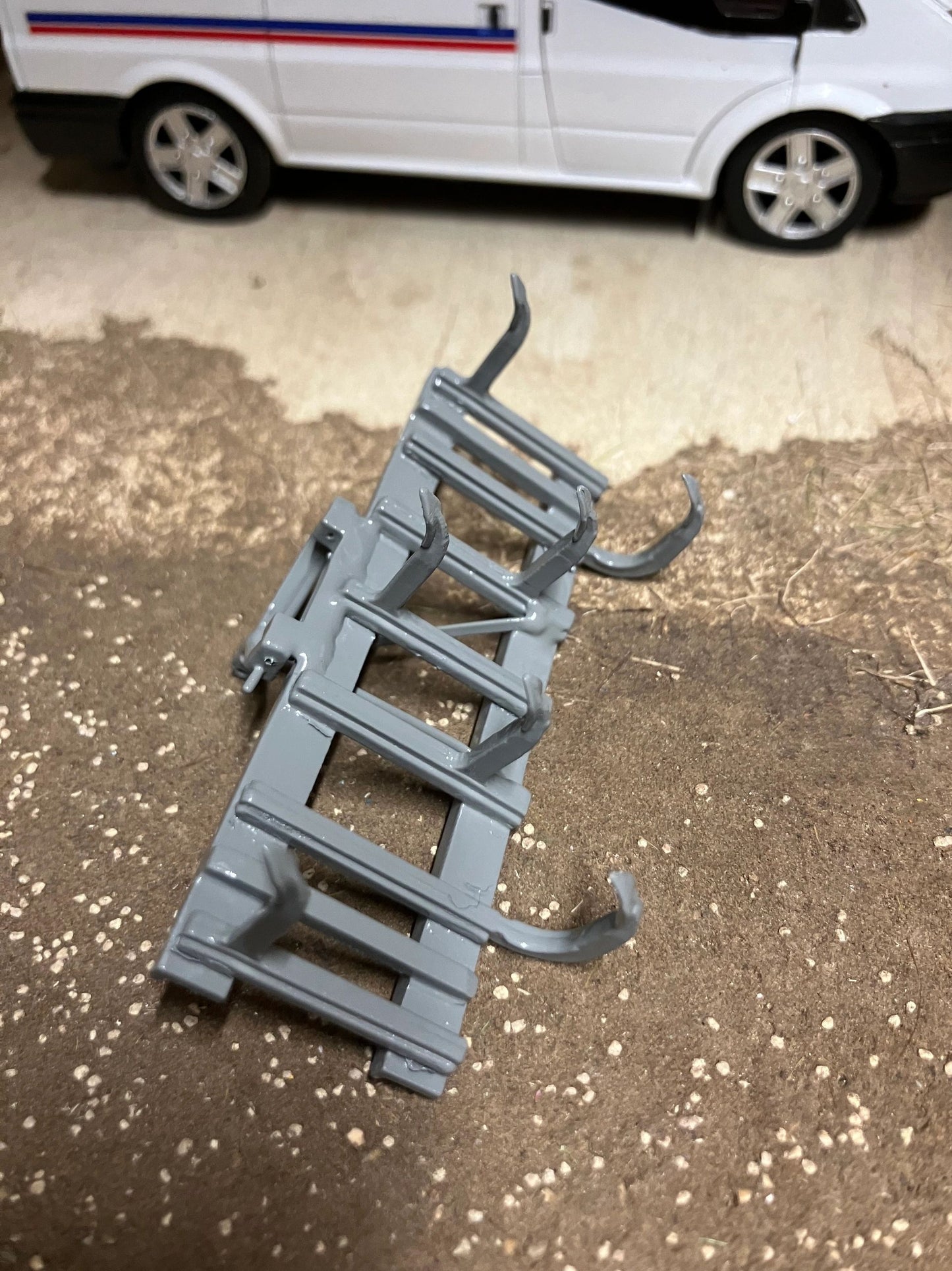 Scratch built Handbuilt grey version Massey Ferguson Cultivator 1.32 Farm Image 5