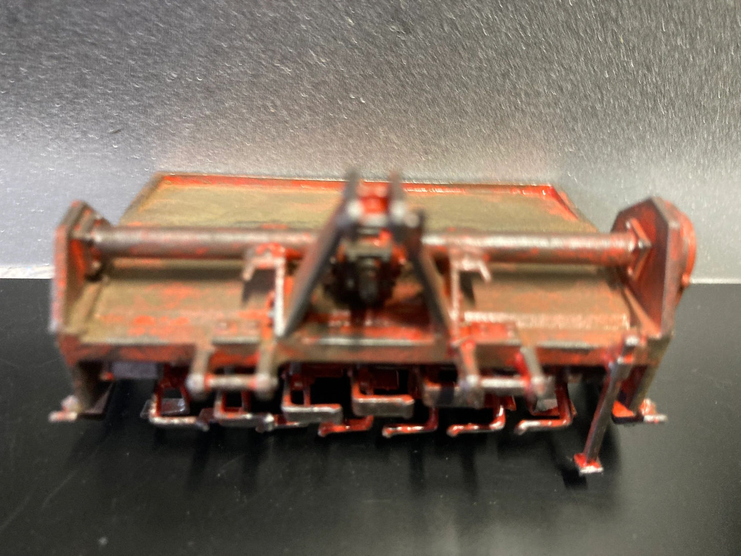 Scratch built Handbuilt weathered Rotovator 1:32 scale Farm Image 6
