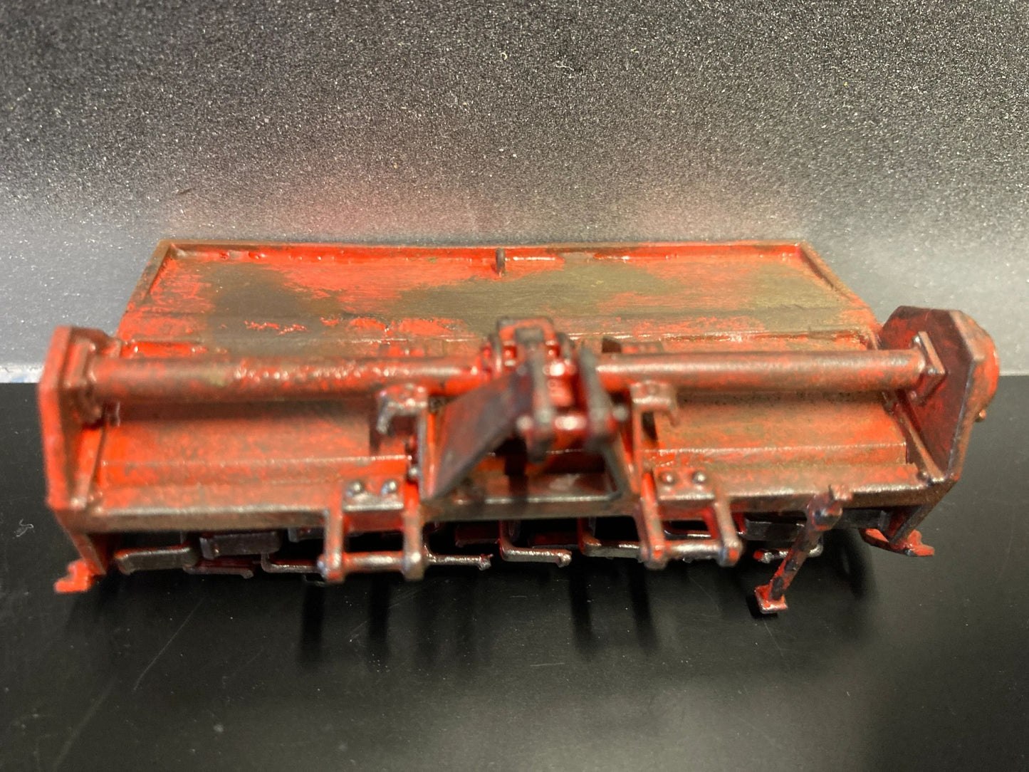 Scratch built Handbuilt weathered Rotovator 1:32 scale Farm Image 8