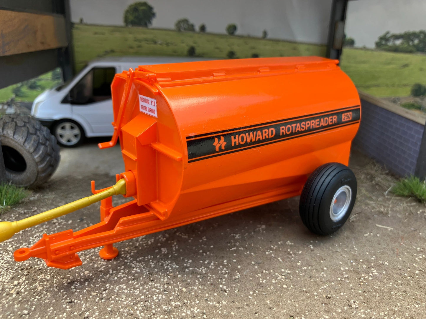 Scratch built Howard 250 Rotaspreader scale 1:32 scale mk 2 Image