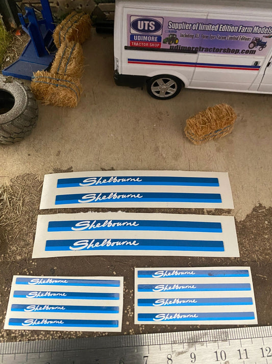 Shelbourne Farm Machinery trucks Professional Pre Cut High quality vinyl decal packs stickers 1:32 scale Image 2