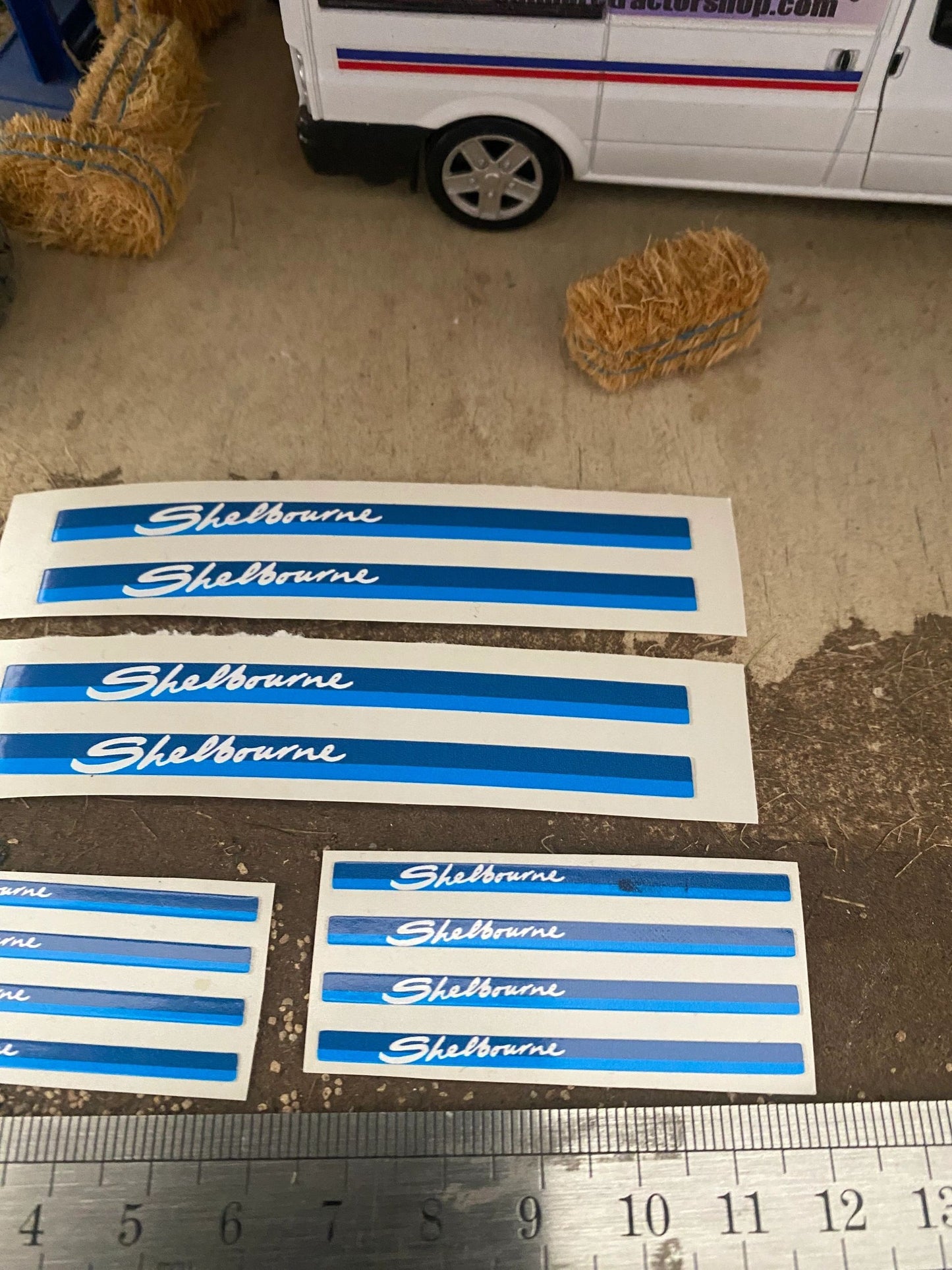 Shelbourne Farm Machinery trucks Professional Pre Cut High quality vinyl decal packs stickers 1:32 scale Image 3