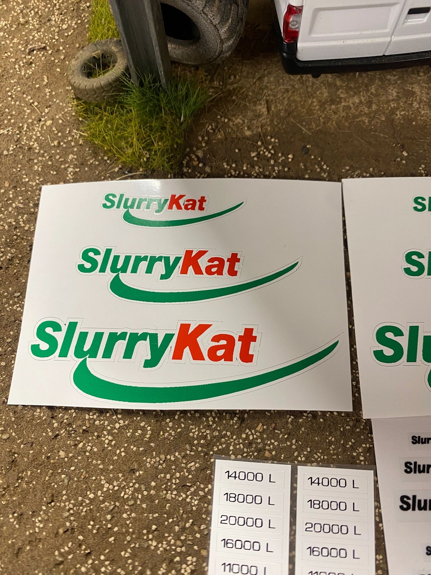 SlurryKat SK farm machinery 24 x Professional pre cut High quality vinyl huge pack decals farm machinery decals Image 3