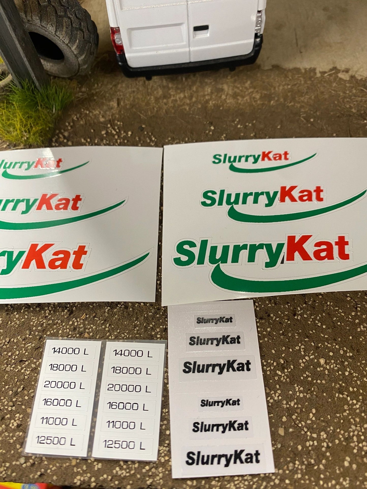 SlurryKat SK farm machinery 24 x Professional pre cut High quality vinyl huge pack decals farm machinery decals Image 4