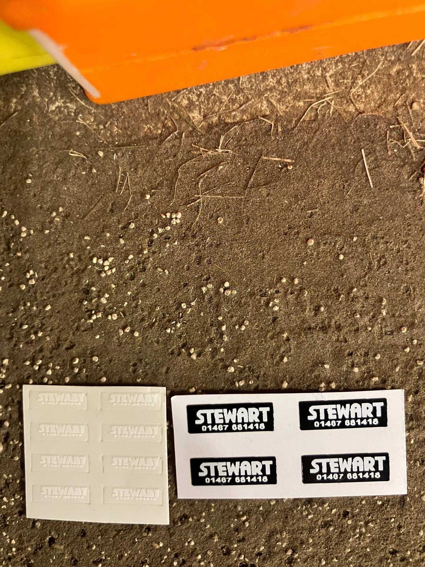 Stewart Trailer farm machinery decals 1:32 scale High quality vinyl pack 12 sticker set Image 4