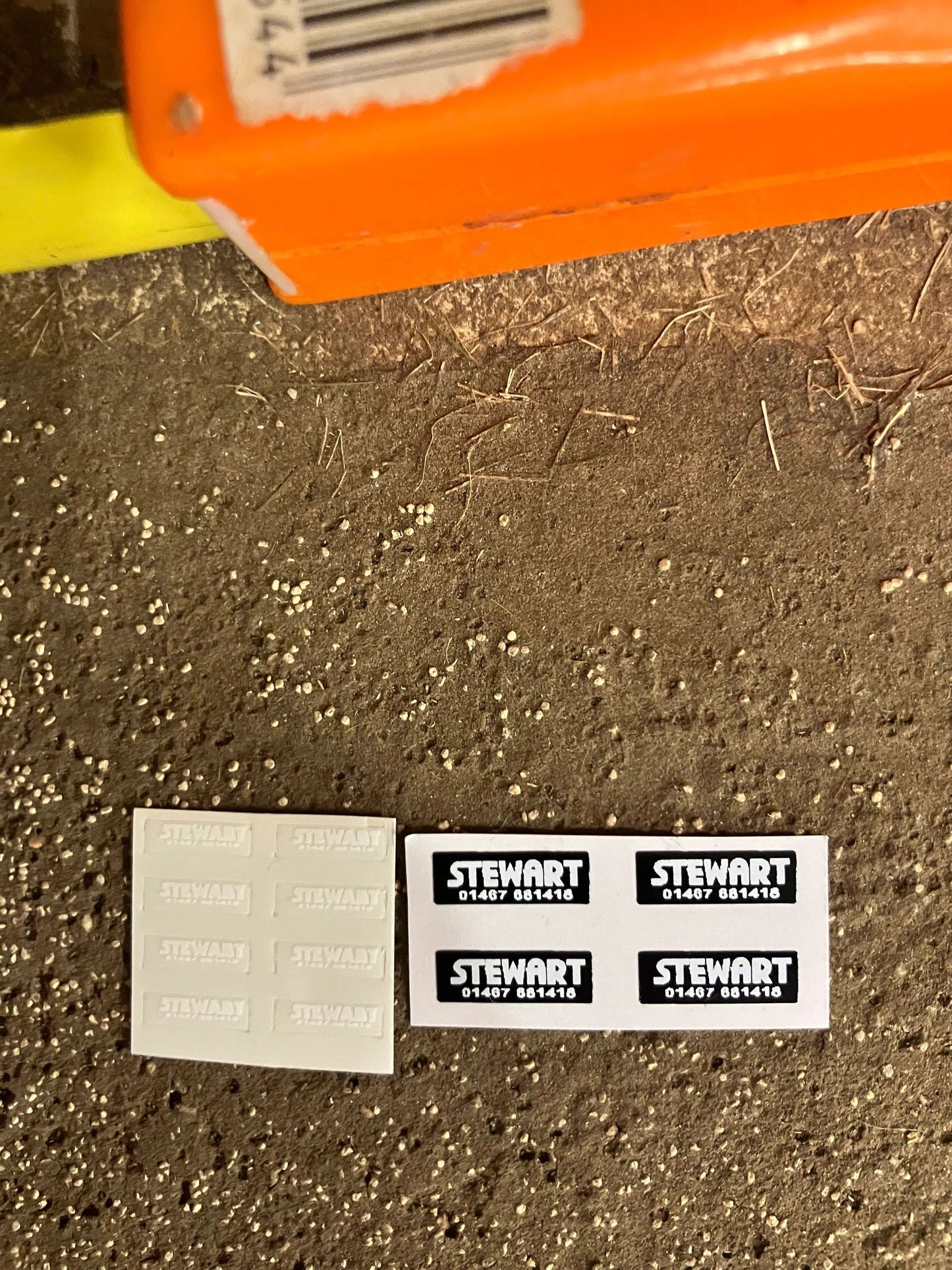 Stewart Trailer farm machinery decals 1:32 scale High quality vinyl pack 12 sticker set Image 5