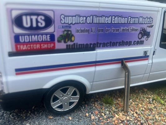 Straight Pipe Tractor Exhaust Stainless Steel 3mm Type 3 1:32 scale 6 cylinder Image 2