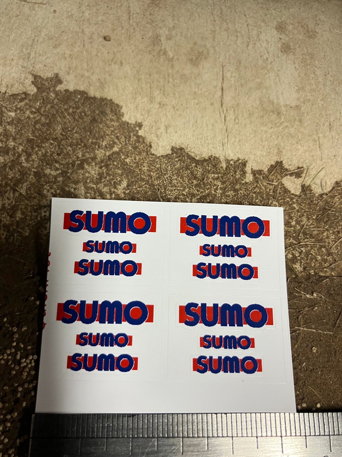 Sumo weight x 12 pre cut professional High quality vinyl huge pack decals Tractor farm machinery decals 1:32 scale Image 4