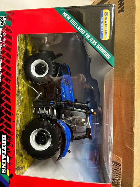 TRADE BOX 3 X 43339 Britains New Holland T8. 435 Genesis tractor 1:32 scale New Sealed Image 2